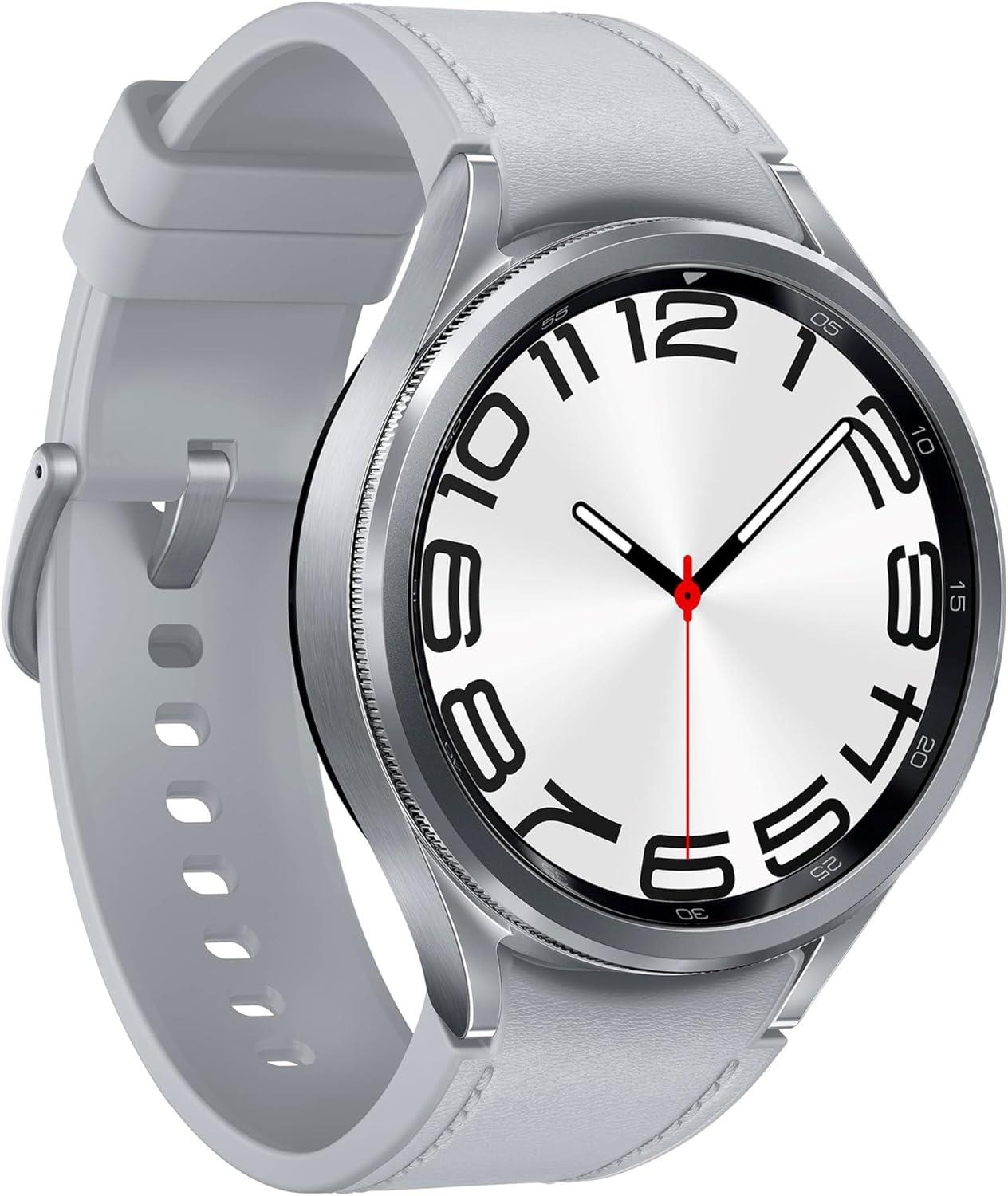Samsung Galaxy Watch 6 Classic 47mm GPS HRM Bluetooth Silver Smartwatch B