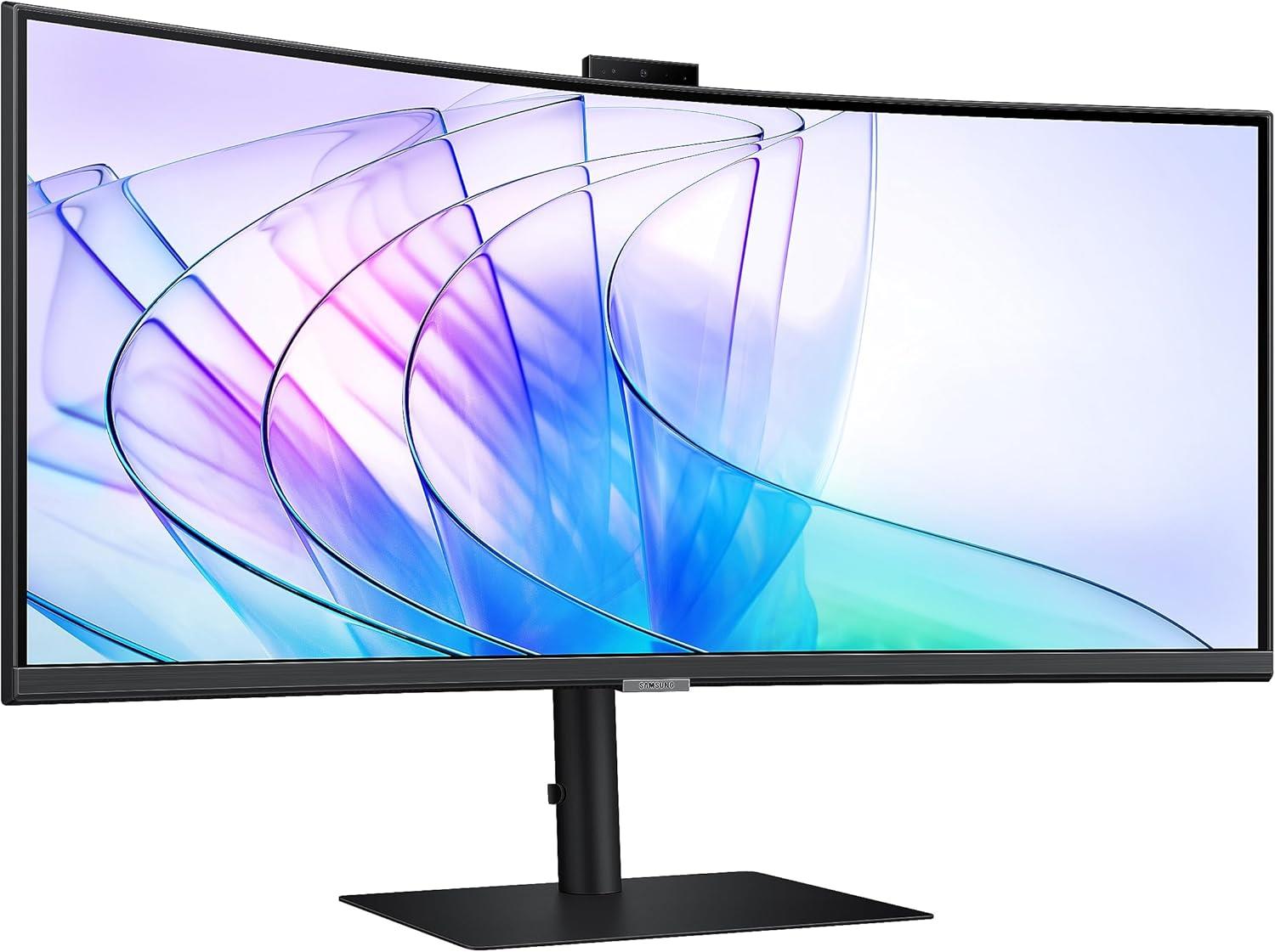 Samsung LS34C652VAUXXU WQHD Viewfinity S6 34" Monitor with Webcam 3440x1440