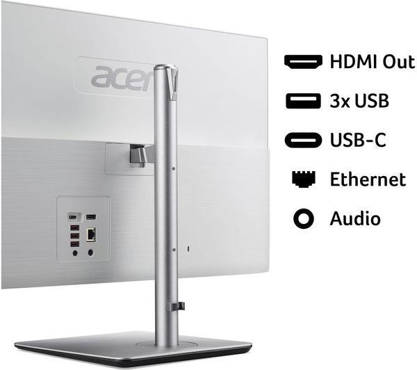 Acer Aspire C24-195ES 24'' Ultra 5 125U 512GB 16GB Win 11 White All-in-One PC