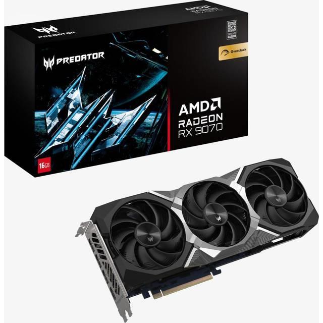 Acer Predator BiFrost Radeon RX 9070 OC 16GB Black Graphics Card (DP.Z4GWW.P01)