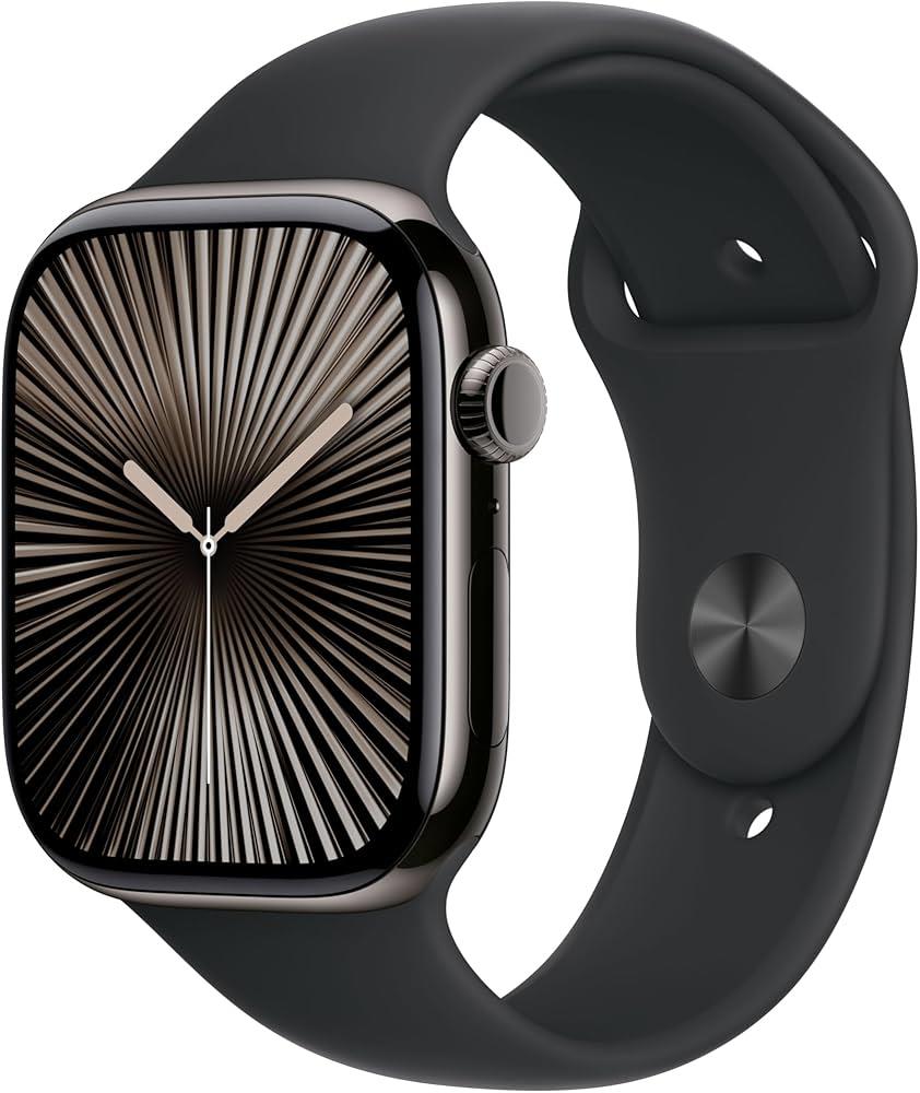 Apple Watch Series 10 46mm GPS HRM Bluetooth Fitness Titanium Smartwatch A
