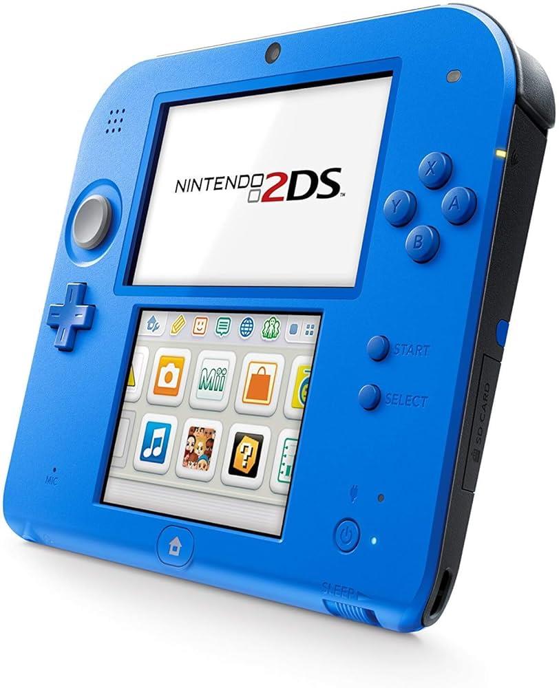 Nintendo 2DS 4GB Electric Blue Handheld Gaming Console FTR-001
