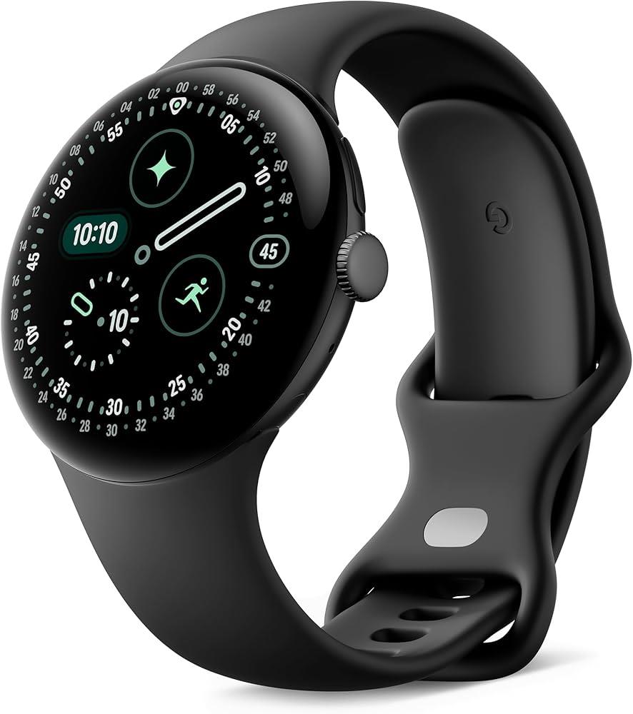 Google Pixel Watch 4 45mm Matte Black GPS HRM Bluetooth Fitness Smartwatch A