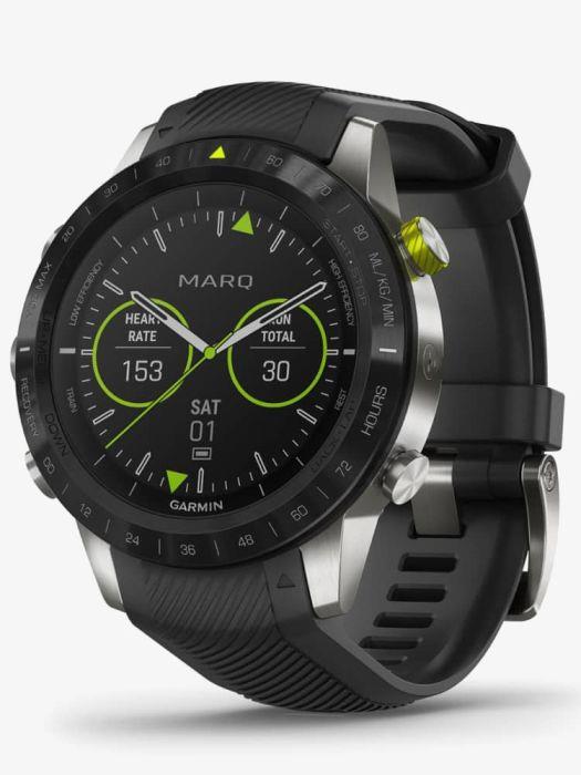 Garmin MARQ Athlete 46mm Titanium GPS HRM Bluetooth Smartwatch A