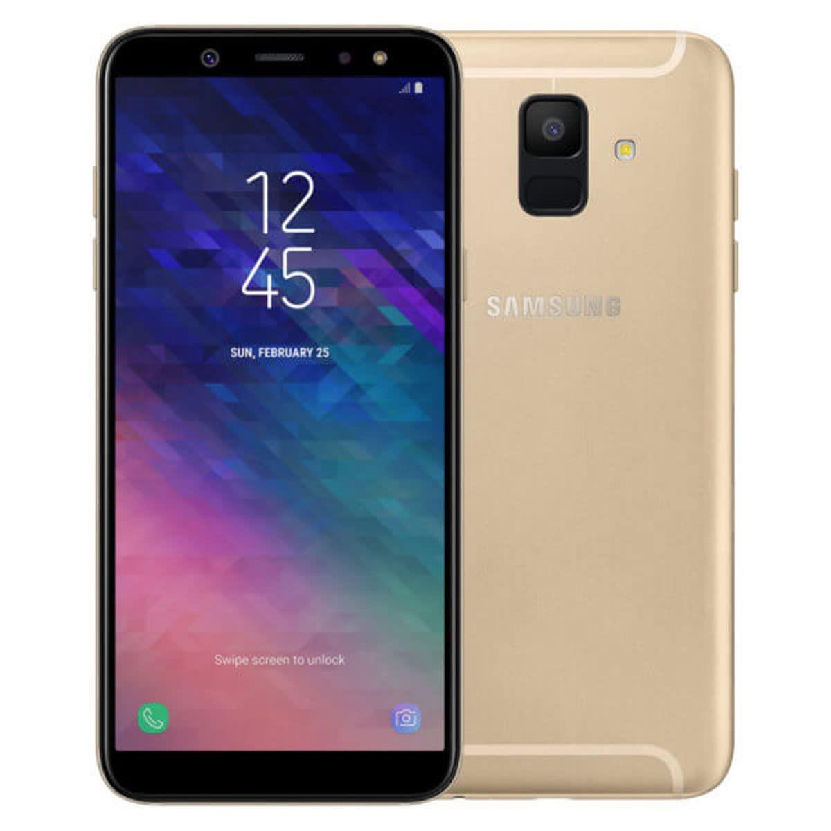 Samsung Galaxy A6 32GB Android Unlocked SIM 4G Gold Mobile Smartphone A