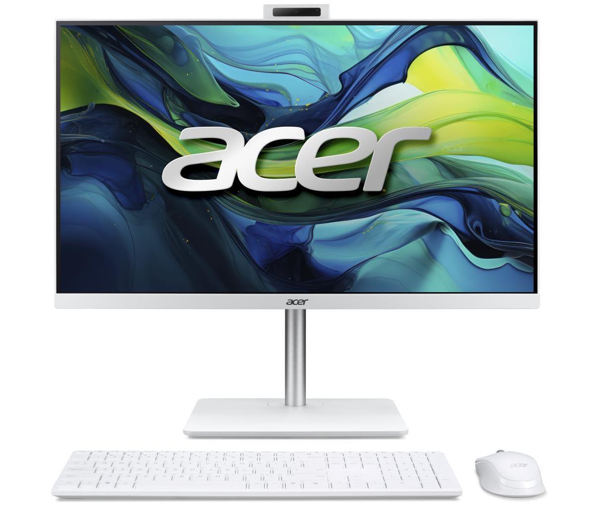 Acer C27-1E13U7UNH 27'' i7-1355U 1TB 16GB Win 11 White All-in-One Desktop PC