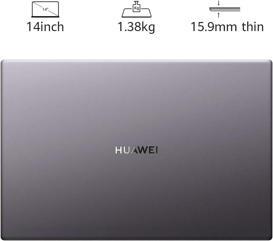 Huawei MateBook D14 14'' Ryzen 5-3500U 512GB 8GB FHD Win 10 Space Grey Laptop