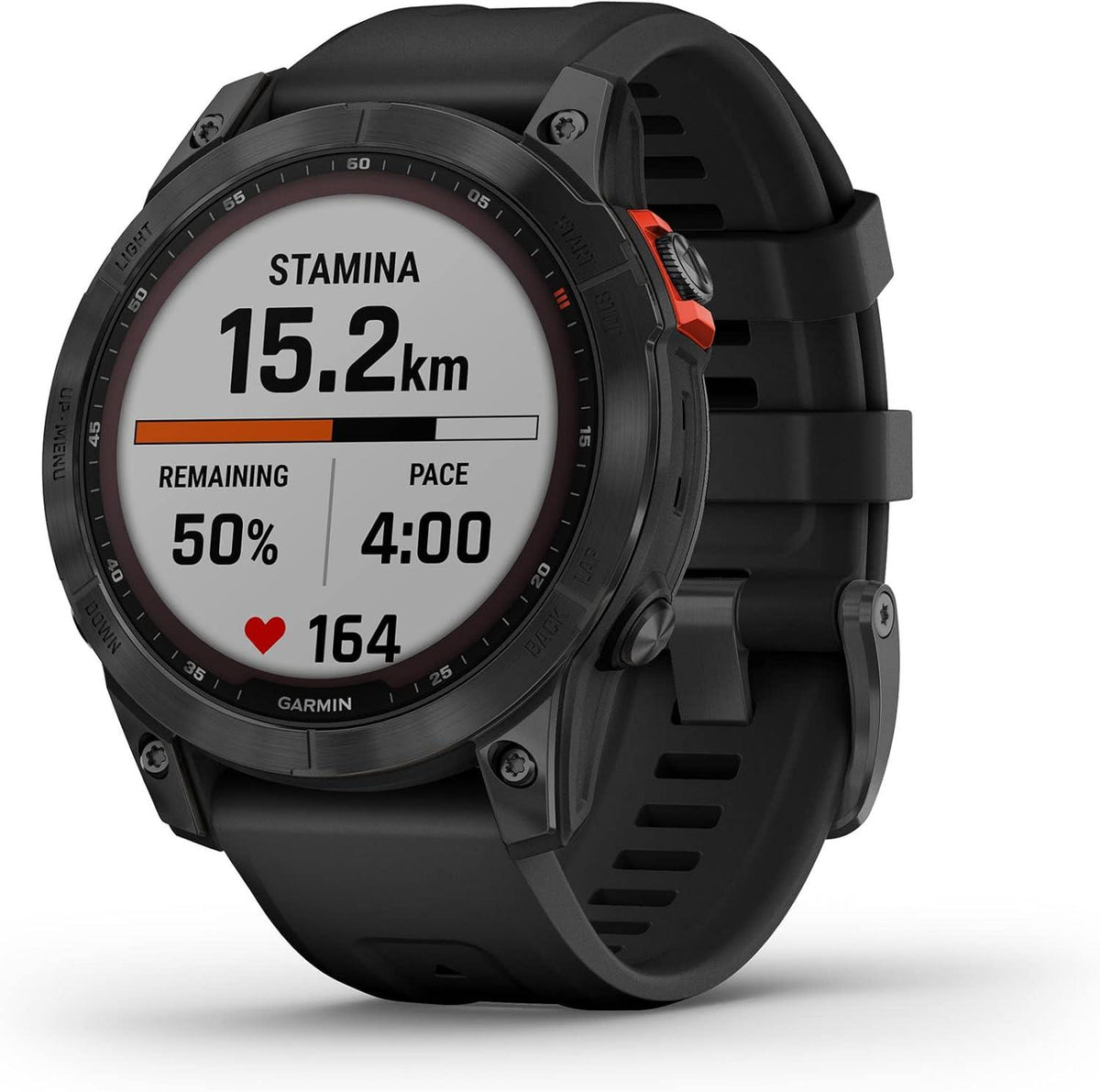 Garmin Fenix 7 Solar 47mm GPS HRM Bluetooth Fitness Running Grey Smartwatch B