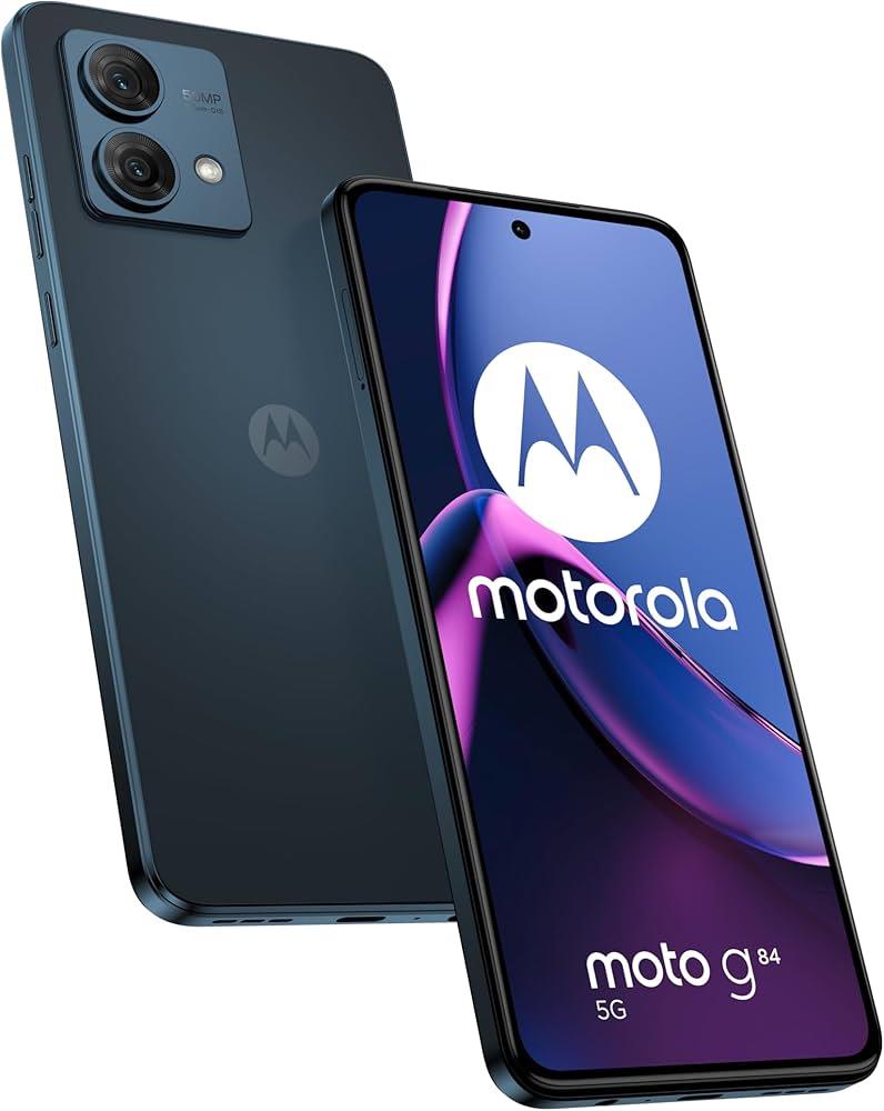 Motorola Moto G84 256GB 12GB Android 5G Unlocked Midnight Blue Mobile Smartphone