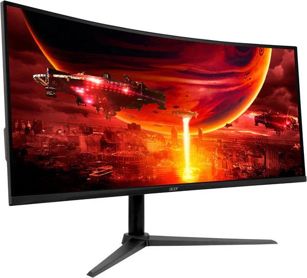 Acer Nitro ED340CU 34" Curved UW-QHD Widescreen HDR10 180Hz Gaming Monitor