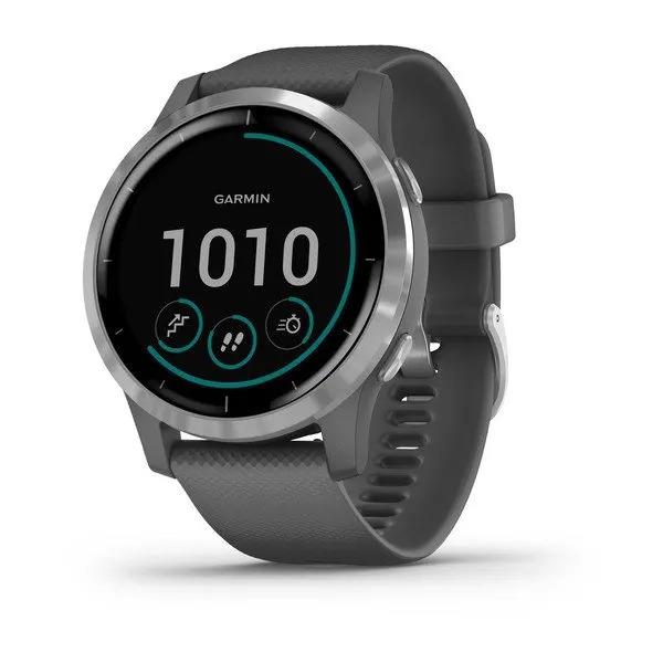 Garmin VivoActive 4 45mm Silver GPS HRM Bluetooth Fitness Tracking Smartwatch