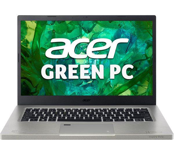 Acer Aspire Vero AV14 14" i7-1355U 1TB 16GB Windows 11 Eco Friendly Laptop Mint