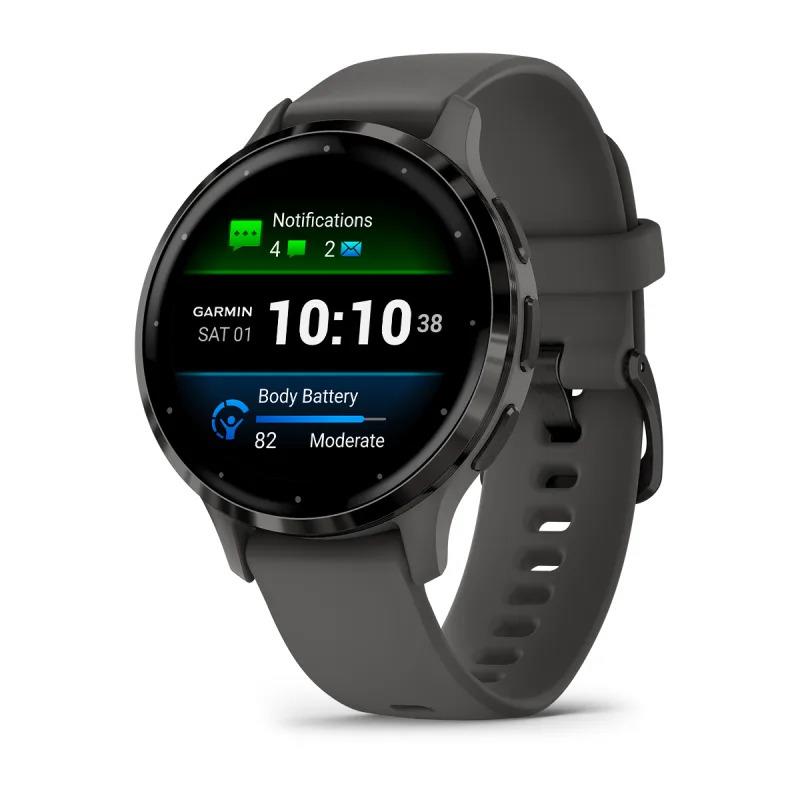 Garmin Venu 3S Music 41mm GPS HRM Bluetooth Fitness Pebble Grey Smartwatch