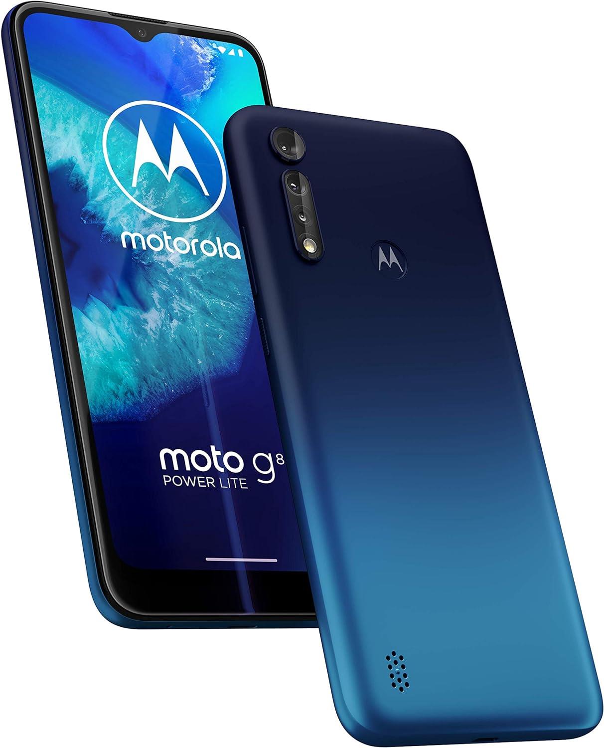 Motorola Moto G8 Power Lite 64GB Blue Unlocked Android Mobile Smartphone C3