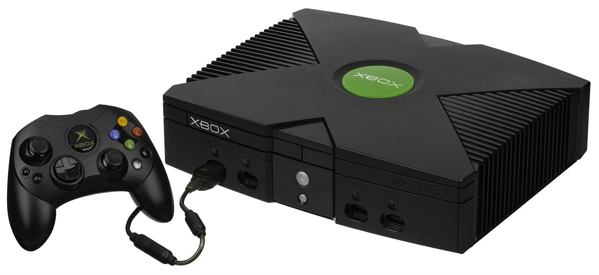 Microsoft Xbox Original with Controller 8GB Matt Black Video Games Console B