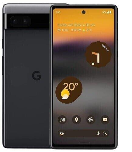 Google Pixel 6a 128GB 6GB Charcoal Unlocked Sim Free Android Smartphone G1AZG B