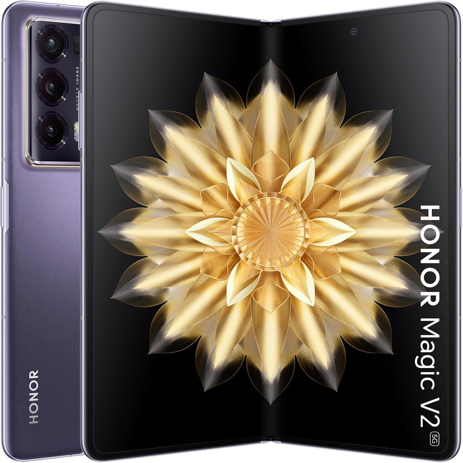 Honor Magic V2 512GB 16GB Android Unlocked SIM 5G Purple Mobile Smartphone