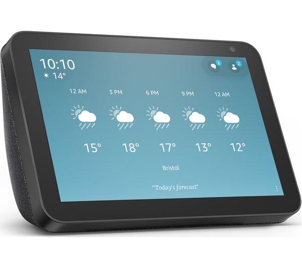 Amazon Echo Show 8 1st Gen 8" HD Wi-Fi Black Smart Display Speaker with Alexa A