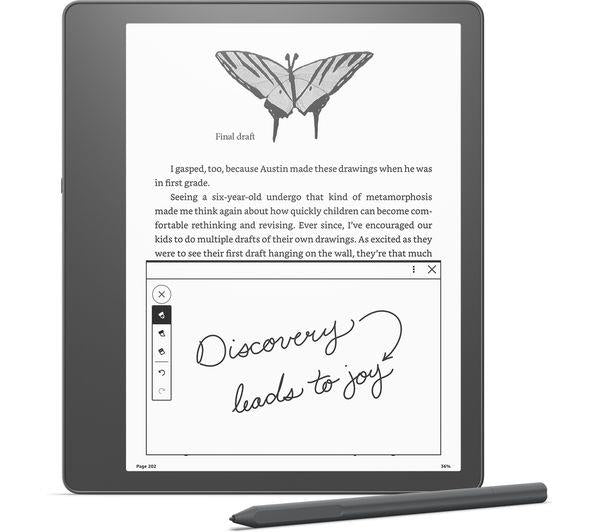 New Kindle Scribe 1st Gen 16GB 10.2" Grey Drawing E-Ink Tablet With Marker