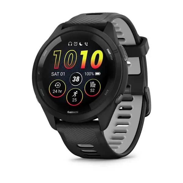 Garmin Forerunner 265 46mm GPS HRM Bluetooth Fitness Running Black Smartwatch B