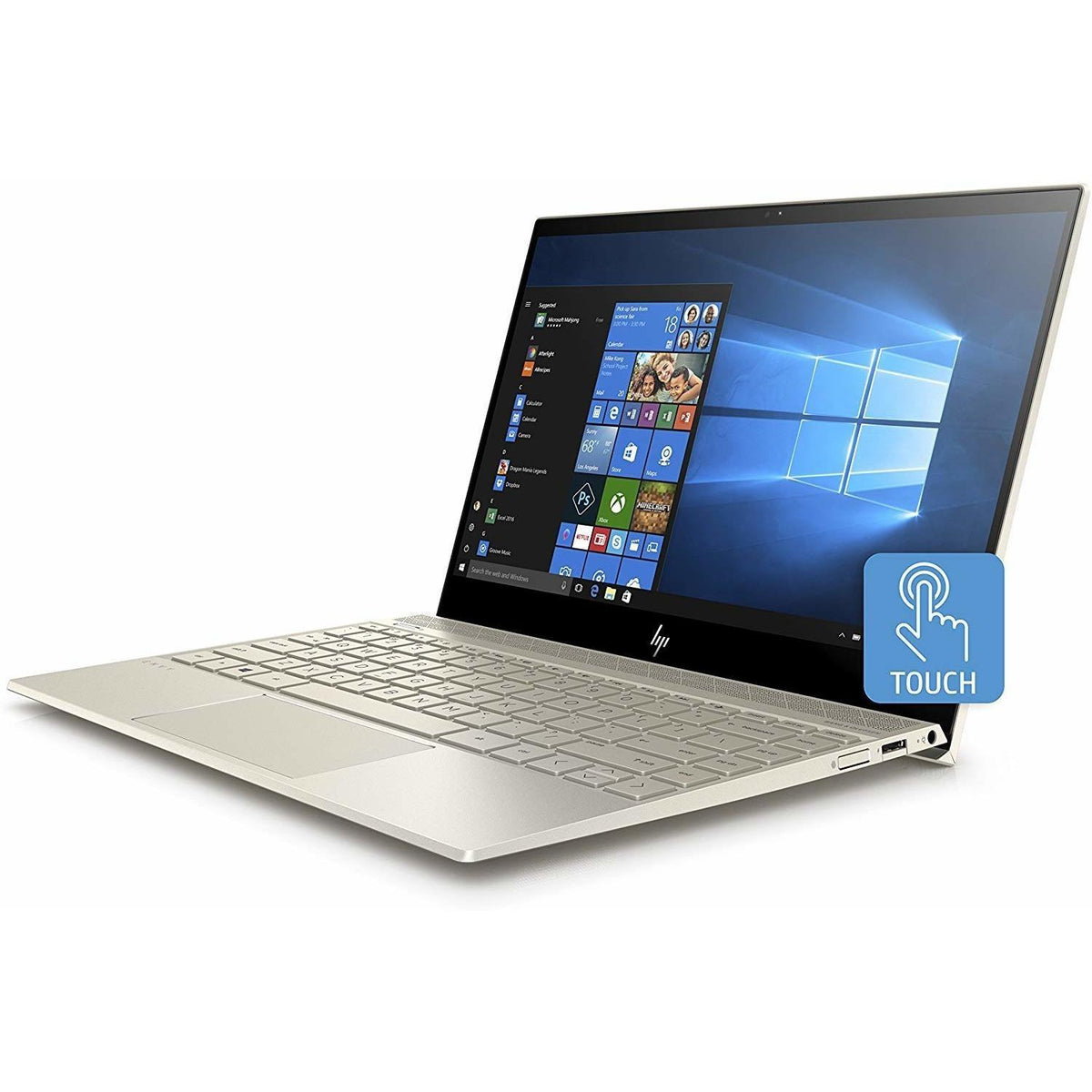 HP Envy 13 13.3" i5-8265U MX150 256GB 8GB Touchscreen Windows 11 Silver Laptop A