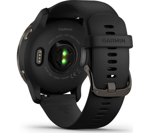 Garmin Venu 2 45mm GPS Bluetooth Fitness Running Slate Black Smartwatch B