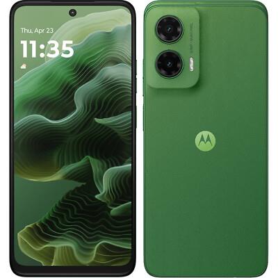 Motorola Moto G35 128GB 4GB Android 5G Unlocked Leaf Green Smartphone B