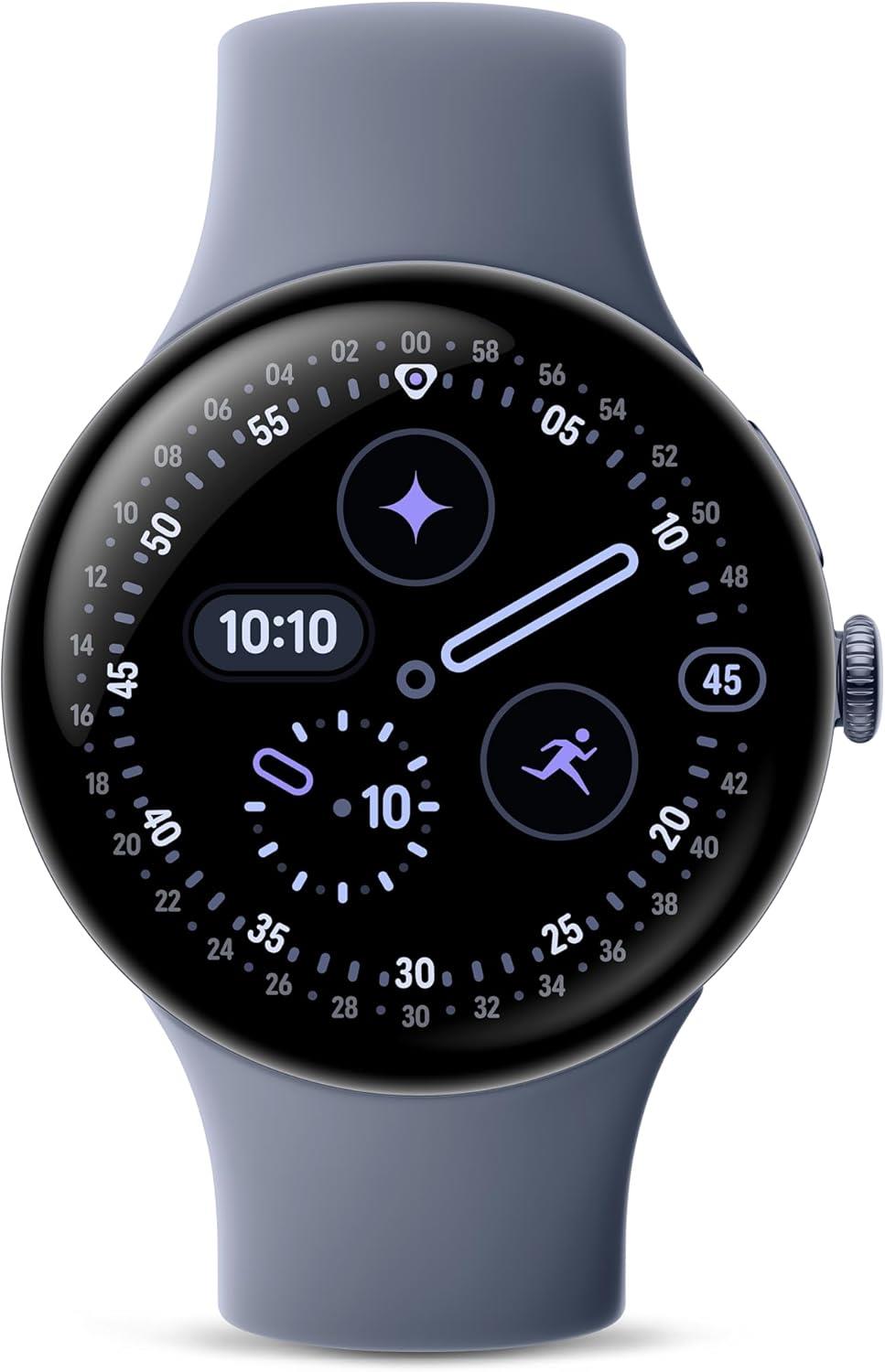 Google Pixel Watch 4 45mm GPS HRM Bluetooth Fitness Moonstone Smartwatch A