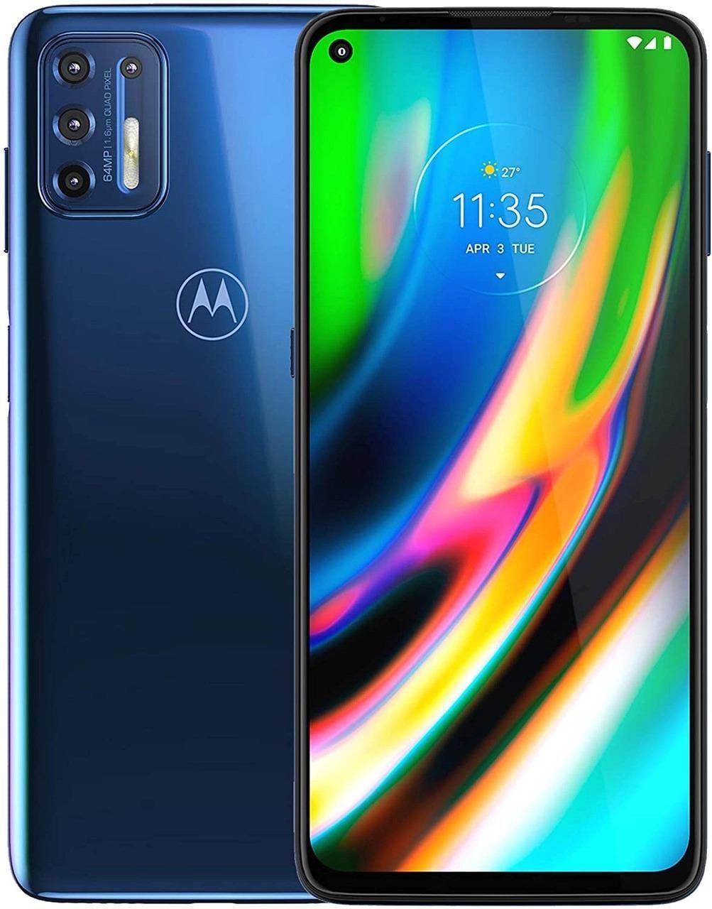 Motorola Moto G9 Plus 128GB Blue Unlocked Sim Free Android Mobile Smartphone C1