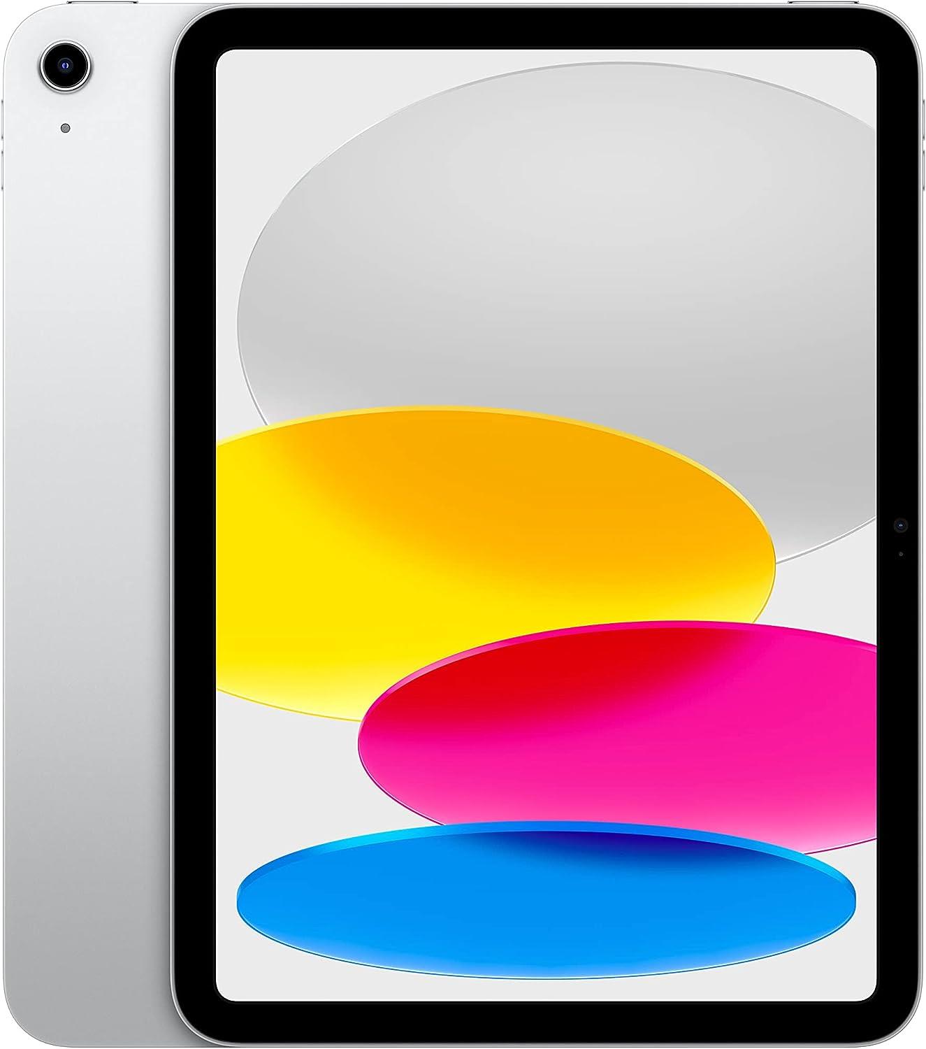 New Apple iPad 10.9" 10th Gen 2022 64GB Silver Wi-Fi Retina Tablet A2696