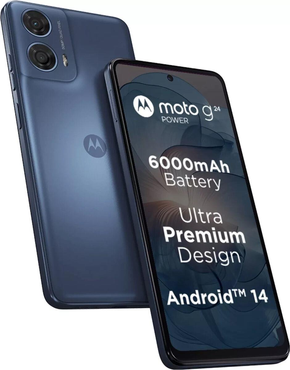 Motorola Moto G24 Power 256GB 8GB Android Unlocked SIM 4G Blue Mobile Smartphone