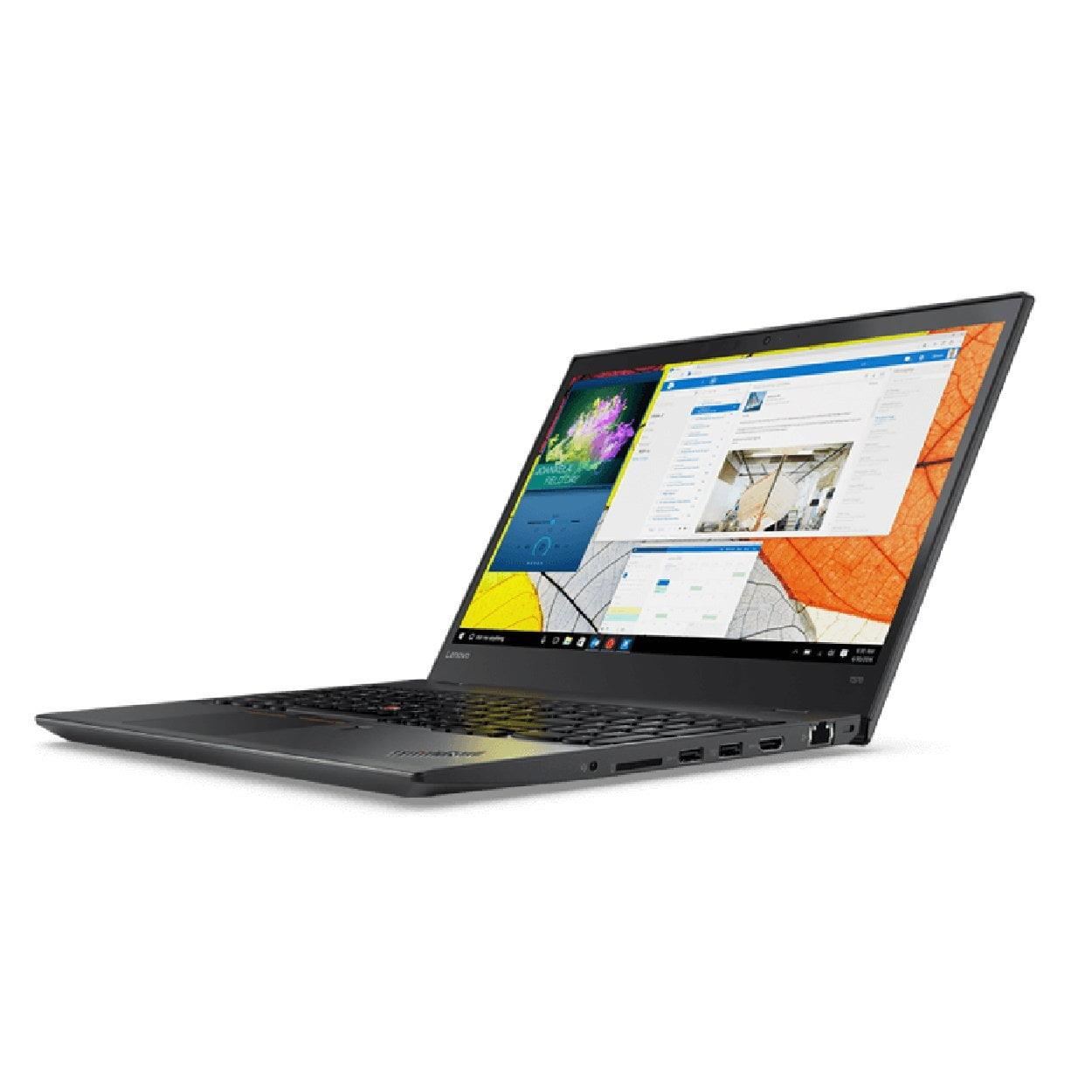 Lenovo ThinkPad T570 15.6" i5-6300U 256GB 8GB Black Windows Business Laptop C3
