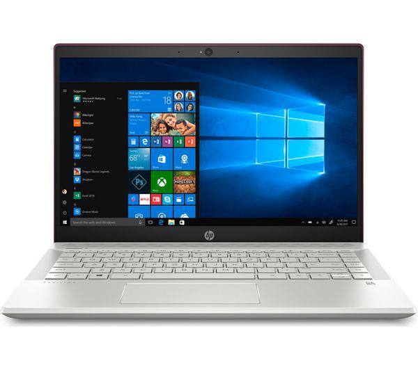 HP Pavilion 14-ce0596sa i3-8130U 128GB 8GB FHD Windows 11 Burgundy Silver Laptop