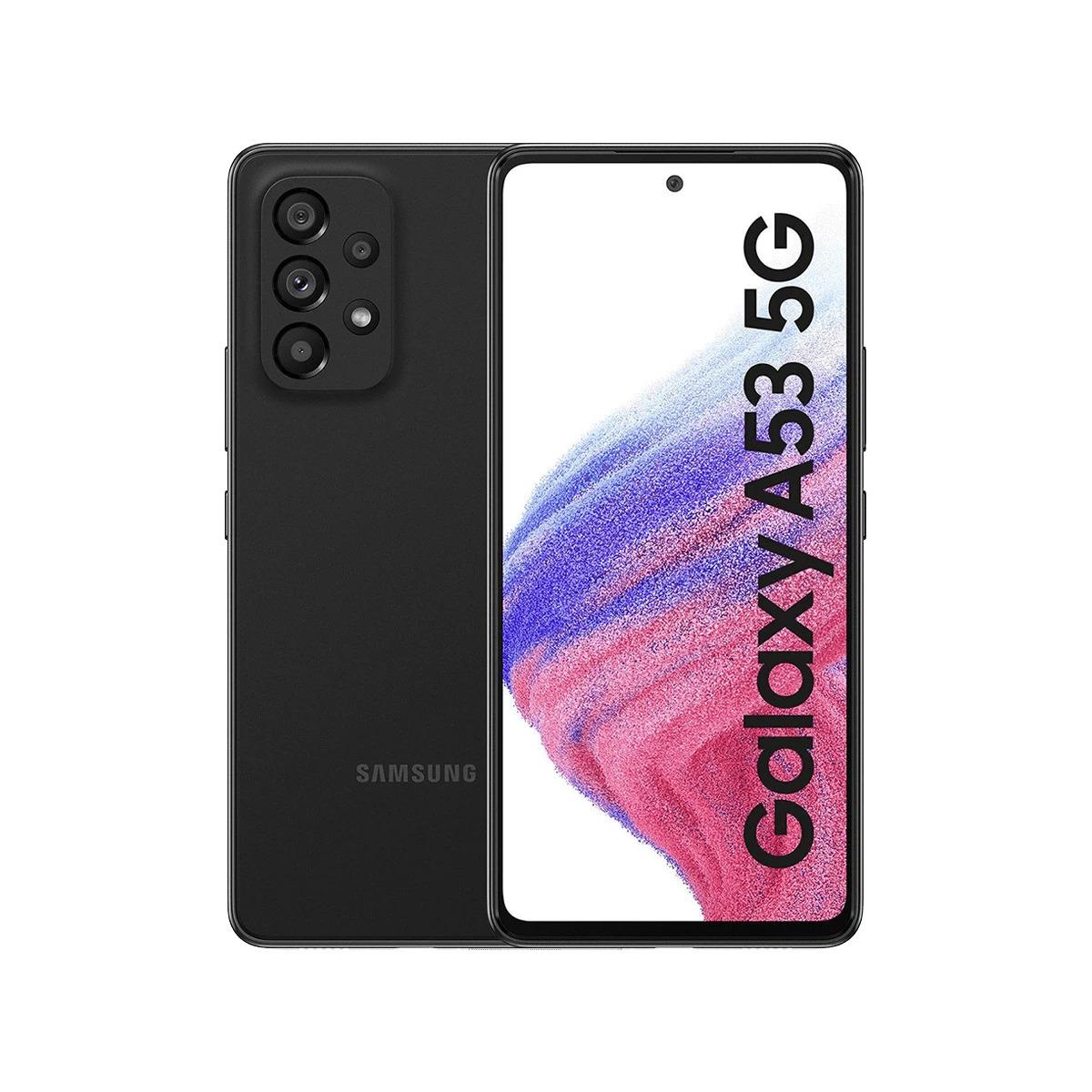 Samsung Galaxy A53 128GB Android Unlocked SIM 5G Black Mobile Smartphone