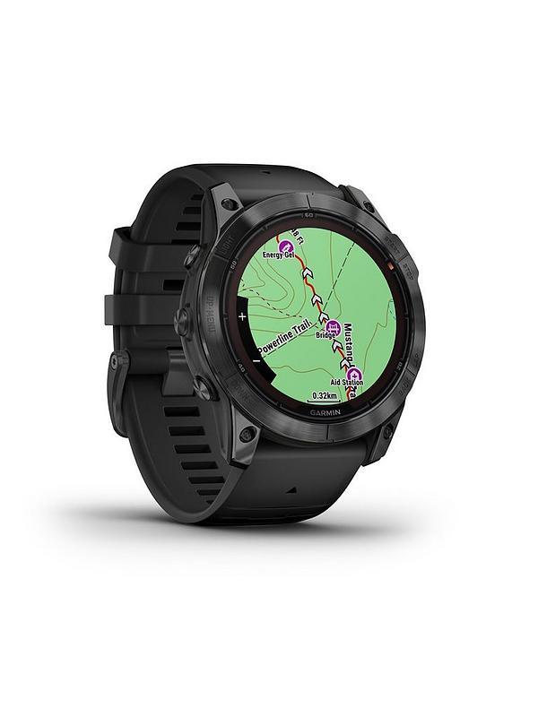 Garmin Fenix 7 Sapphire Solar 47mm GPS HRM Bluetooth Carbon Grey DLC Smartwatch
