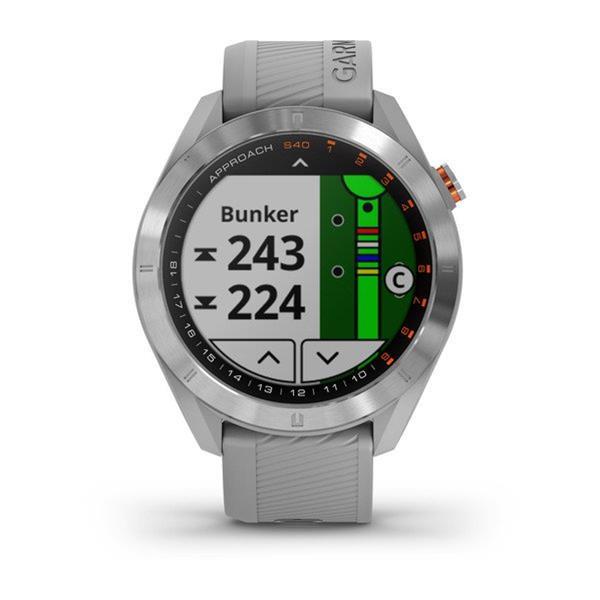 Garmin Approach S40 43mm GPS HRM Bluetooth Stainless Steel Smartwatch