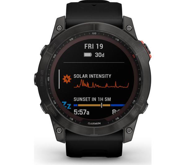 Garmin Fenix 7X Solar 51mm Slate Grey Black GPS Fitness Bluetooth Smartwatch B