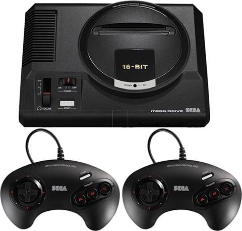 Sega Mega Drive Mini Black Vintage Retro Video Games Console MK-16010 A