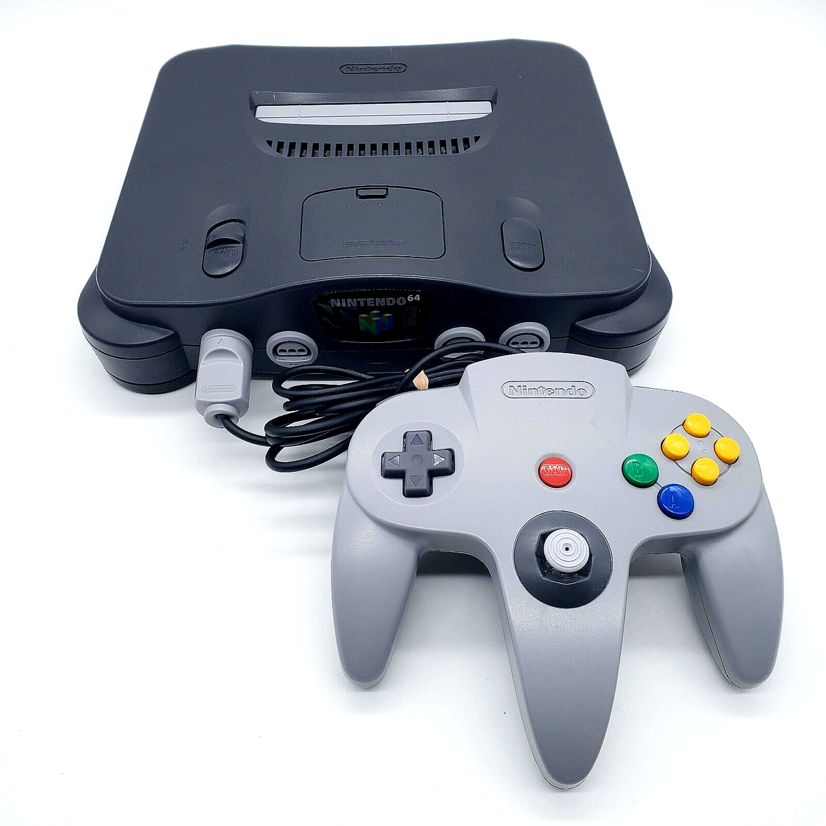 Nintendo 64 Black Retro Vintage Video Games Console NUS-001(EUR)