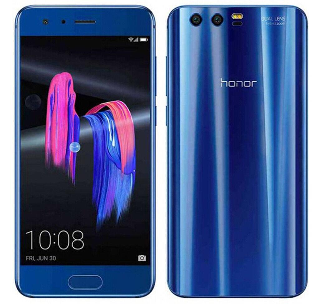 HUAWEI Honor 9 5.1'' 64GB 4GB Android Unlocked SIM Free 4G Blue Smartphone