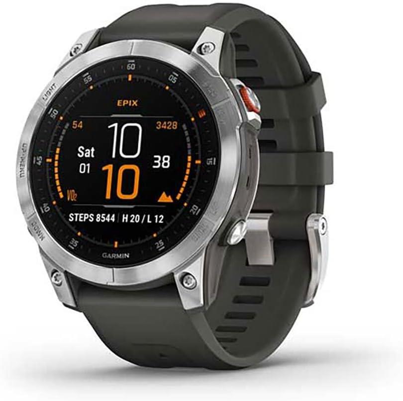 Garmin Epix Gen 2 47mm Slate Steel + Black GPS Bluetooth Smartwatch A