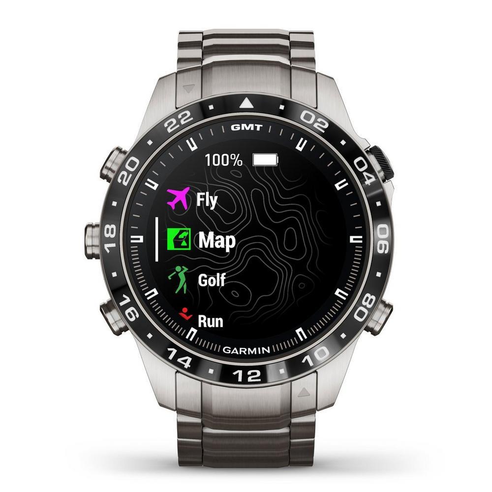 Garmin MARQ Golfer Gen 2 46mm Titanium GPS HRM Bluetooth Smartwatch A