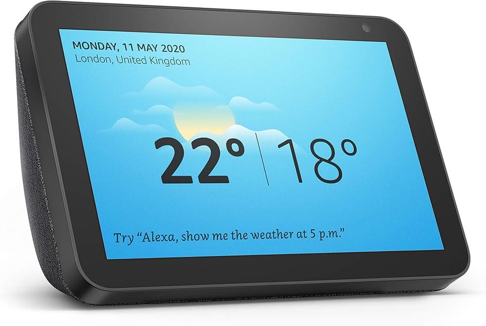 Amazon Echo Show 8 1st Gen 8" HD Wi-Fi Black Smart Display Speaker with Alexa A