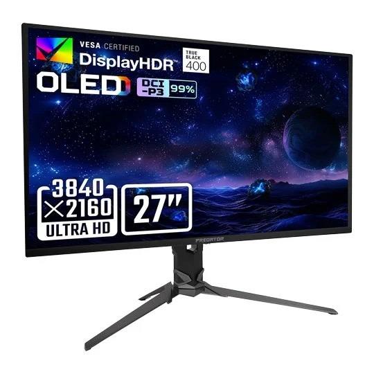 Acer Predator X27X1 27'' OLED 4K Ultra HD 240Hz HDR 400 Gaming PC Monitor