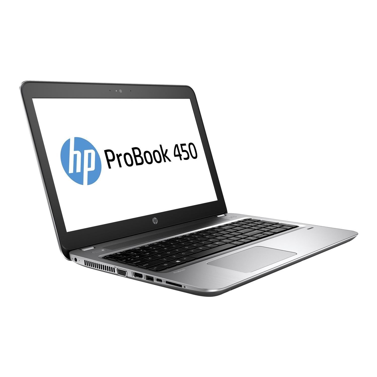 HP ProBook 450 G4 15.6'' i5-7200U 512GB 8GB FHD Windows 10 Silver Laptop