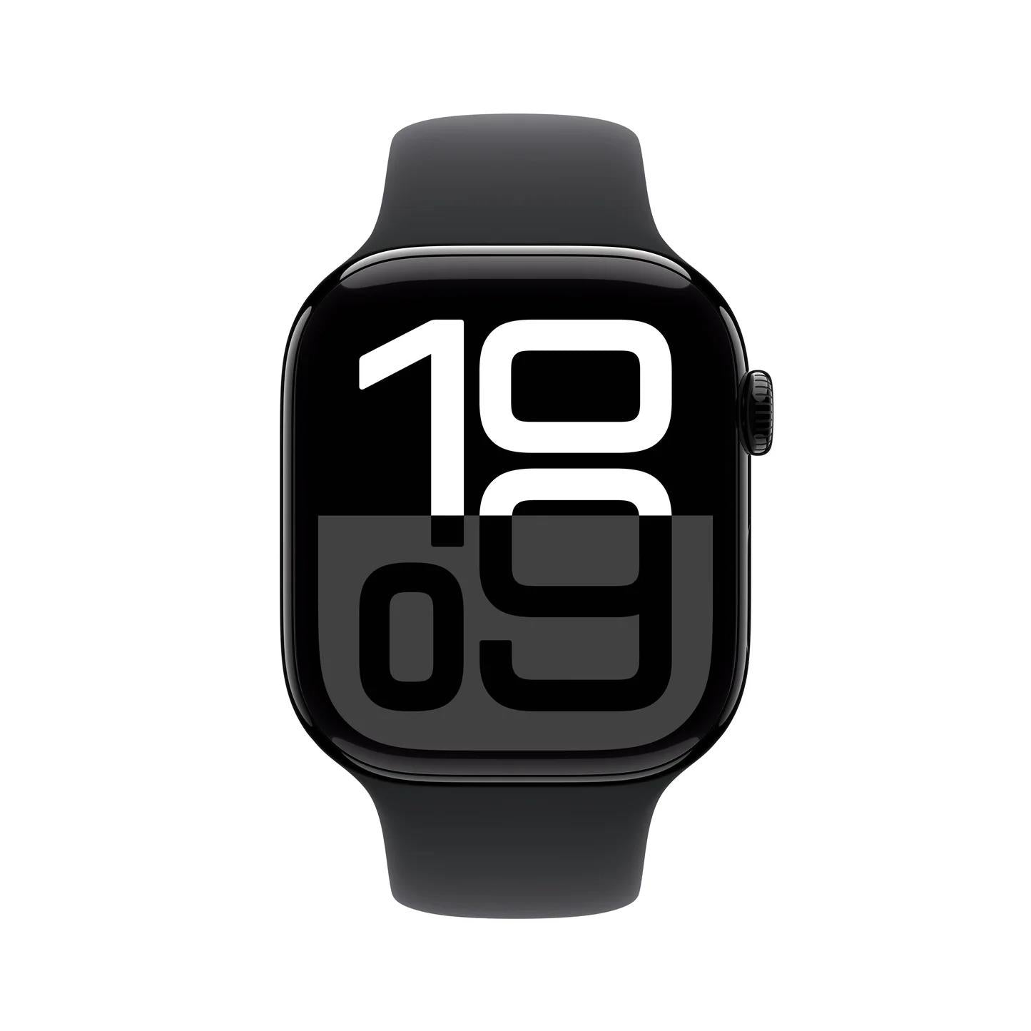Apple Watch Series 10 42mm Jet Black GPS Cellular HRM Bluetooth Smartwatch