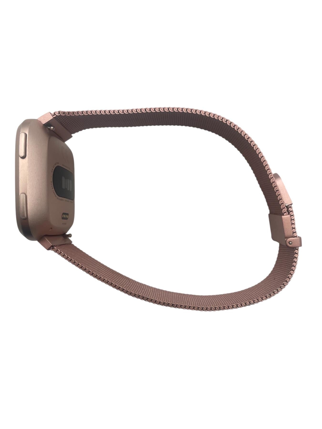 Fitbit Versa 1 34mm Pink HRM Bluetooth Fitness Tracking Pink Smartwatch FB505 B