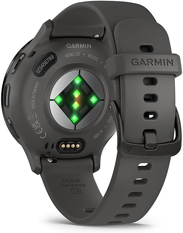 Garmin Venu 3S 41mm Slate GPS HRM Bluetooth Fitness Tracking Smartwatch