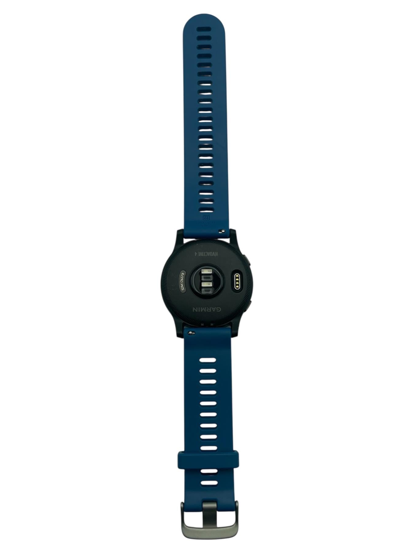 Garmin VivoActive 4 45mm Slate Blue GPS HRM Bluetooth Fitness Smartwatch A
