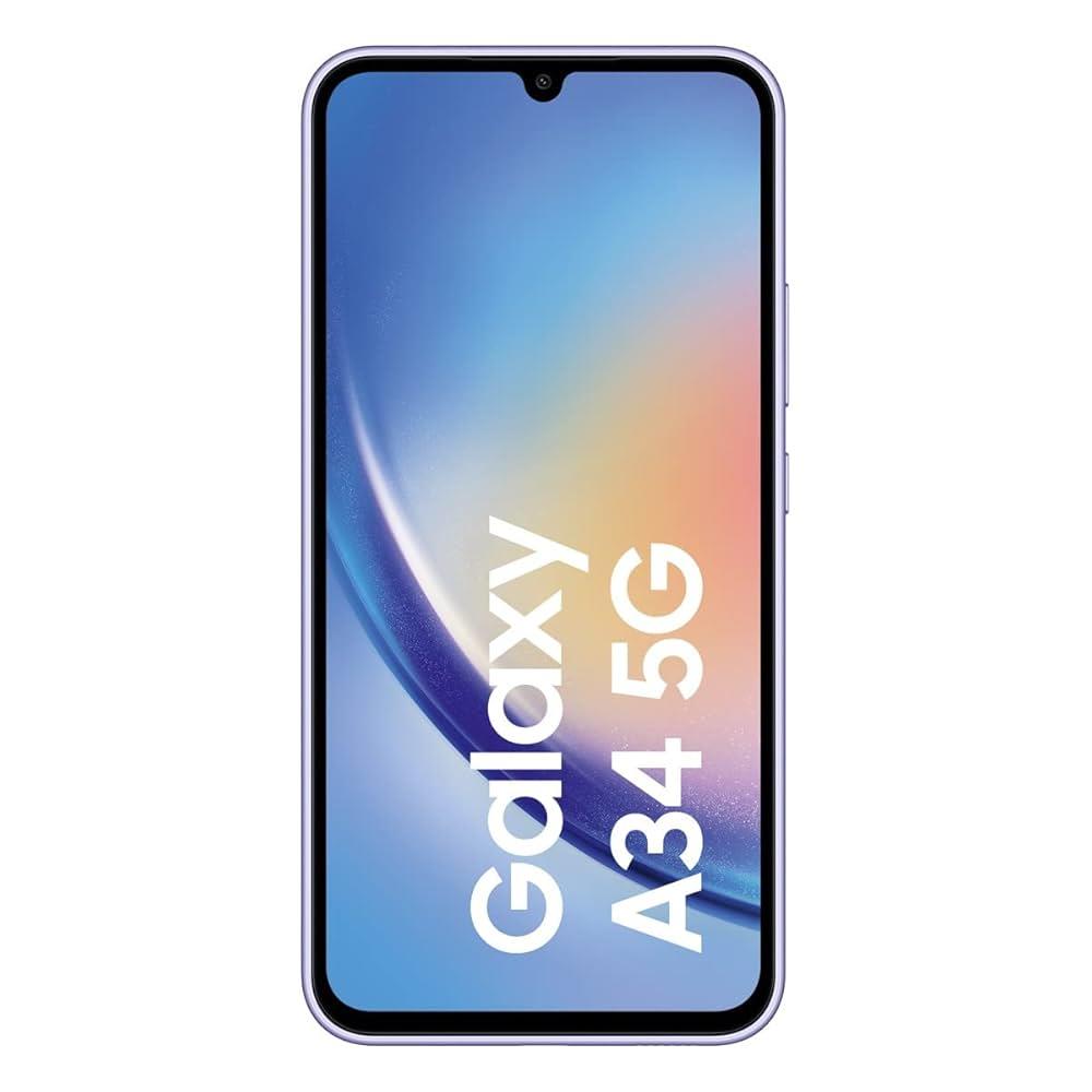 Samsung Galaxy A34 128GB 6GB Android Unlocked SIM 5G Violet Smartphone A